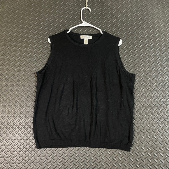 Jones New York Silk Cashmere Blend Sleeveless Pullover Blouse Women's Size XL - Picture 1 of 6